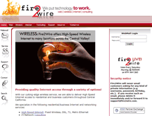 Tablet Screenshot of fire2wire.com